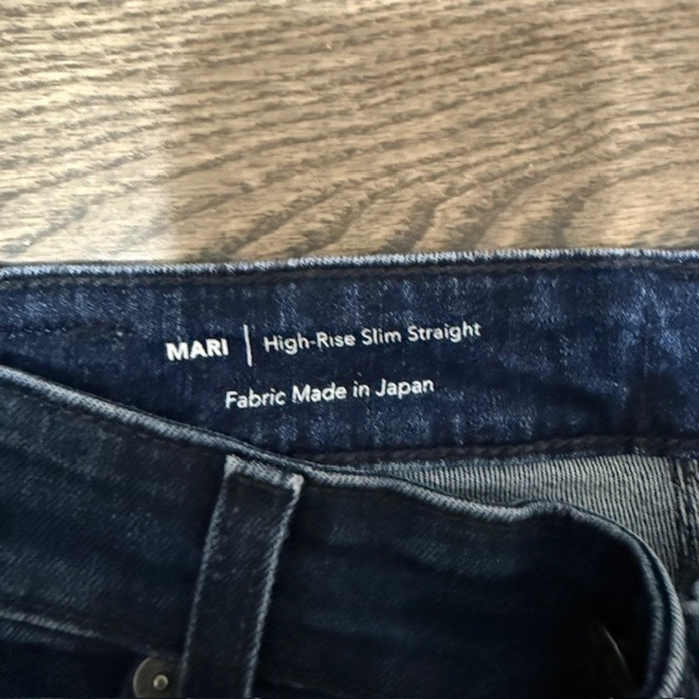 AG Adriano Goldschmied Mari High Rise Slim Straight Jeans Size 28 (30x29) - Picture 3 of 8